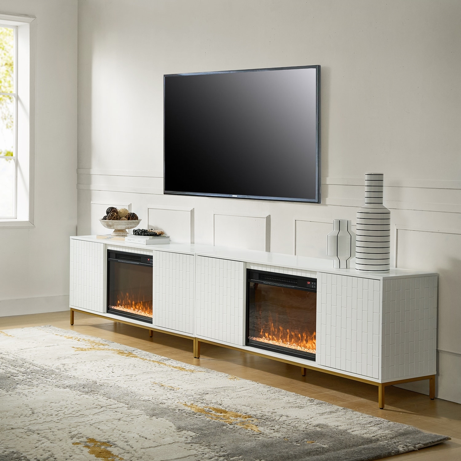 Assembled Fireplace TV Stand - Bed Bath & Beyond
